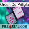 Orden De Priligía 32